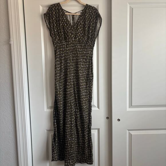 Madewell Women’s Wide V-Neck Midi Slip Dress Ditsy Floral Babydoll Soft Girl 8 - Picture 2 of 16